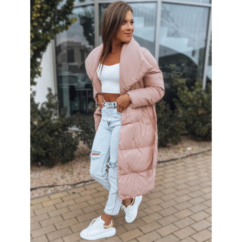 Női kabát FAVI rózsaszín