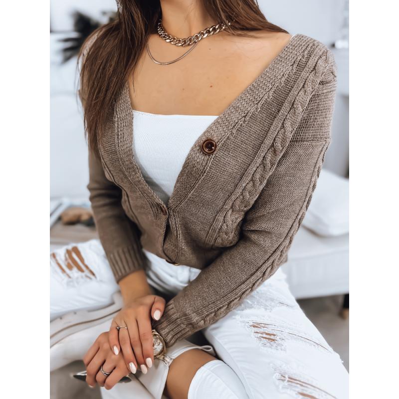 Dámský svetr MELANIA hnědý