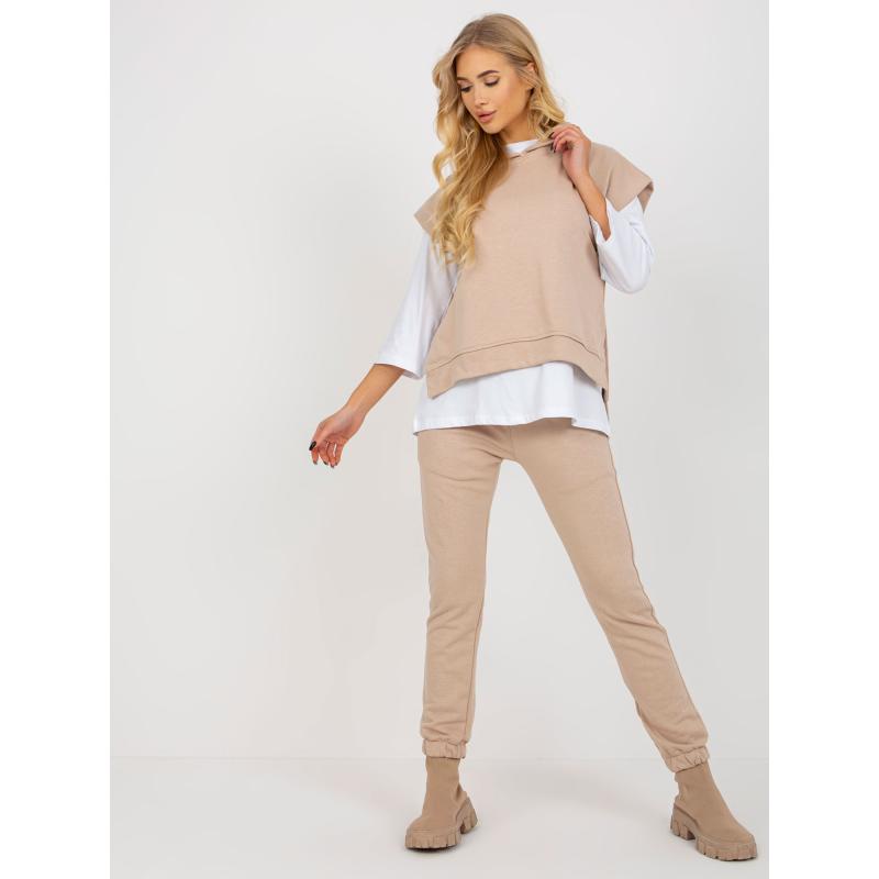 Dámská souprava s mikinou CIARA béžová