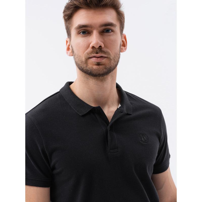 Pánska polokošeľa S1374 čierna