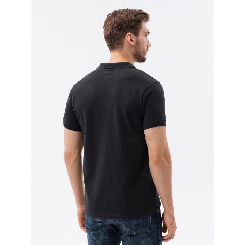 Pánska polokošeľa S1374 čierna