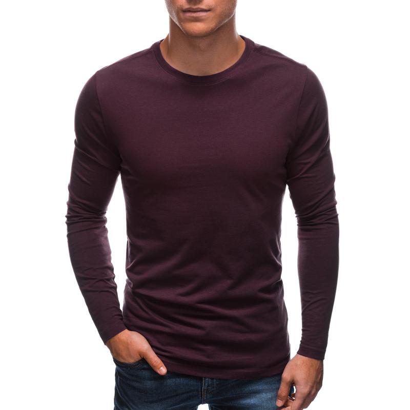 Pánské tričko s dlouhým rukávem ENOCH vínové