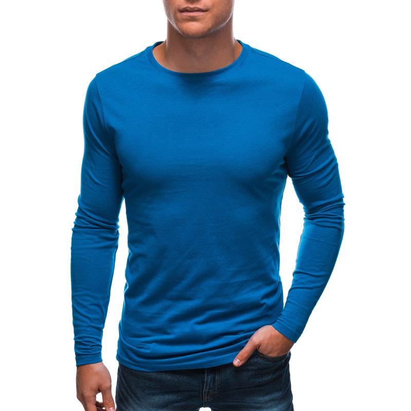 Pánske tričko s dlhým rukávom ENOCH modrý
