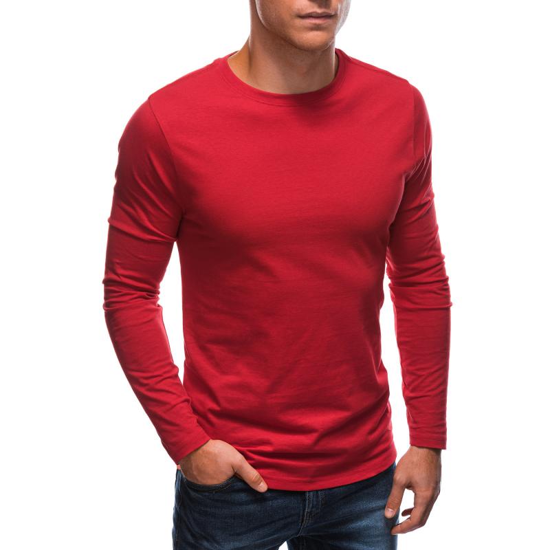 Pánské tričko s dlouhým rukávem ENOCH červený