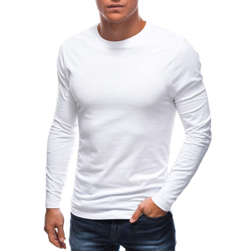 Pánske tričko s dlhým rukávom ENOCH biely