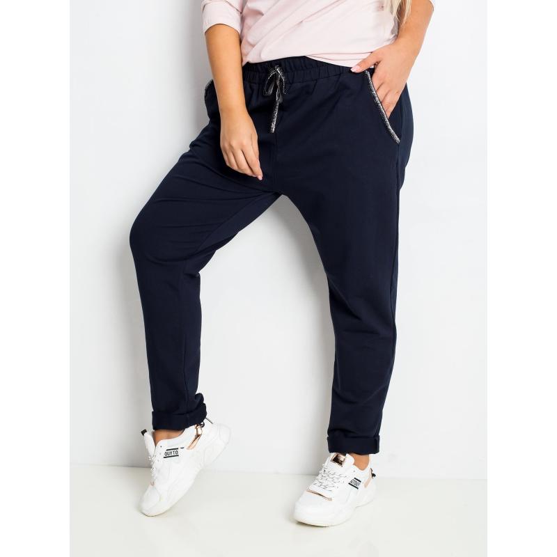 Női plus size nadrág SAVAGE kék