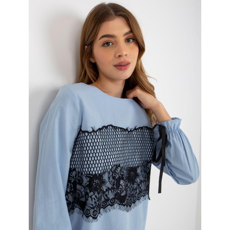 Női blúz VALENTINA világoskék