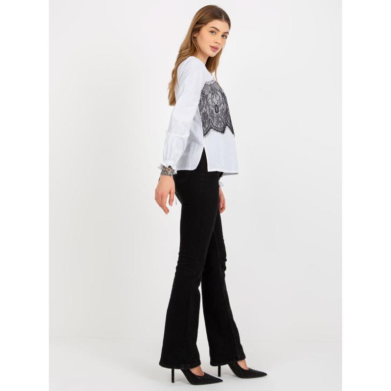 Dámska blúzka ANNIE čiernobiela