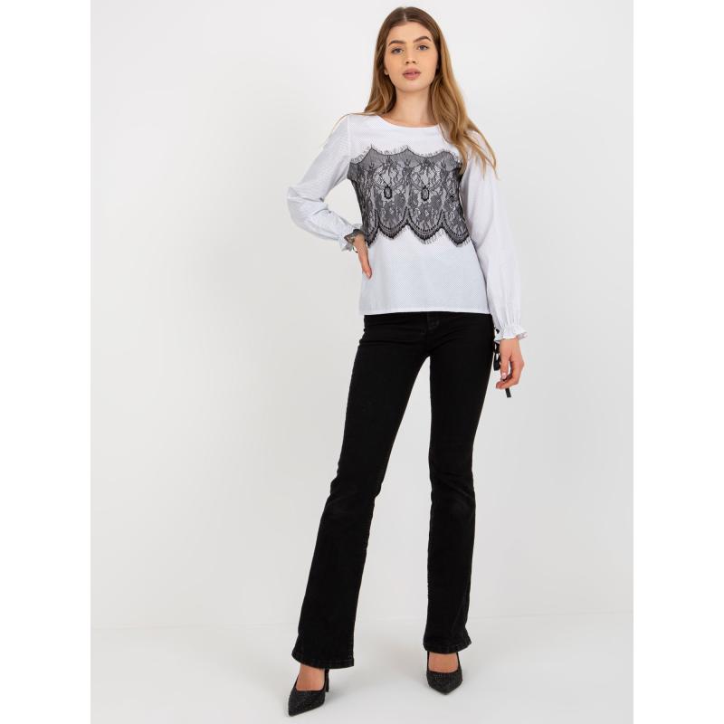 Dámska blúzka ANNIE čiernobiela