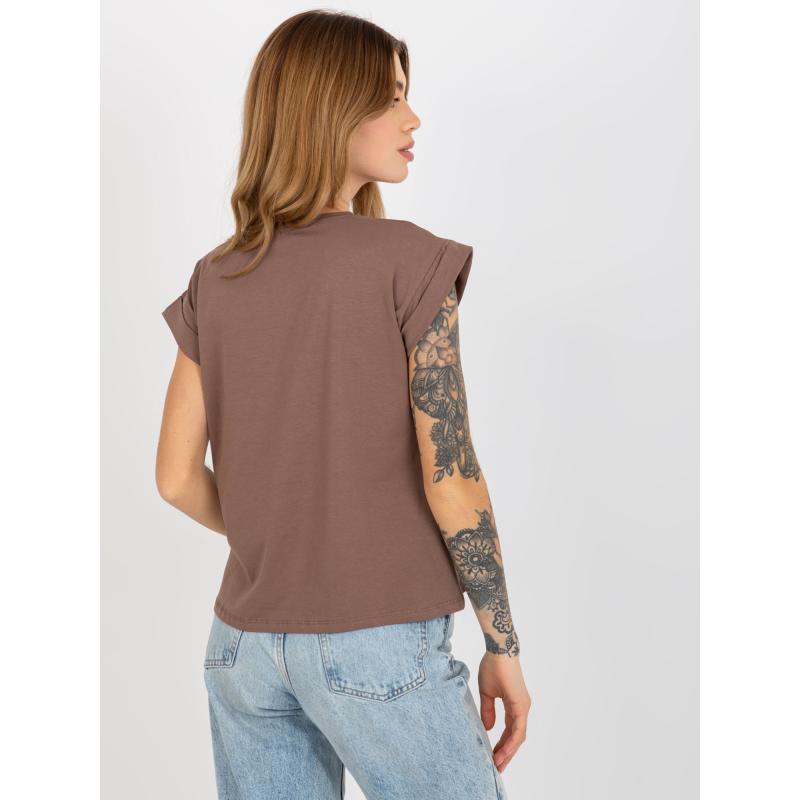 Női póló REVOLUTION barna