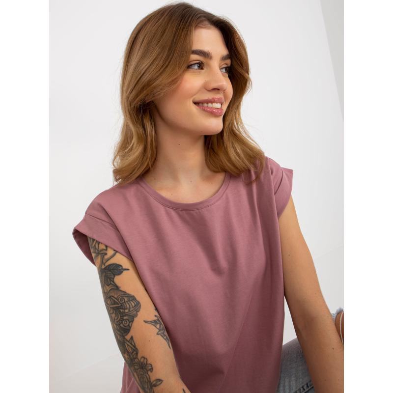 Női kerek nyakú póló REVOLUTION rózsaszín