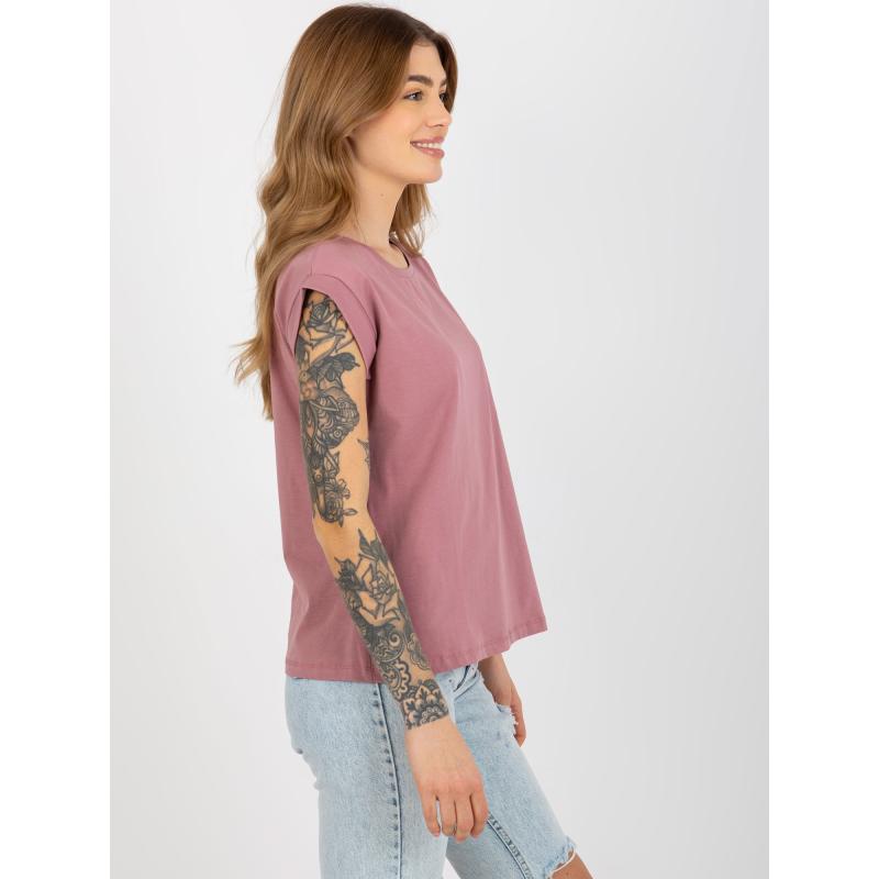 Női kerek nyakú póló REVOLUTION rózsaszín
