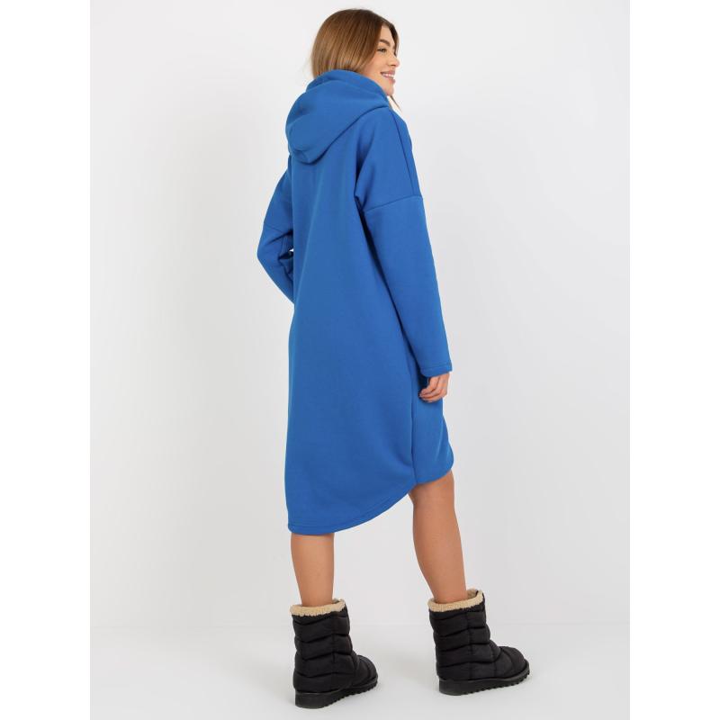 Dámská mikina s kapucí Tina RUE PARIS tmavě modrá 