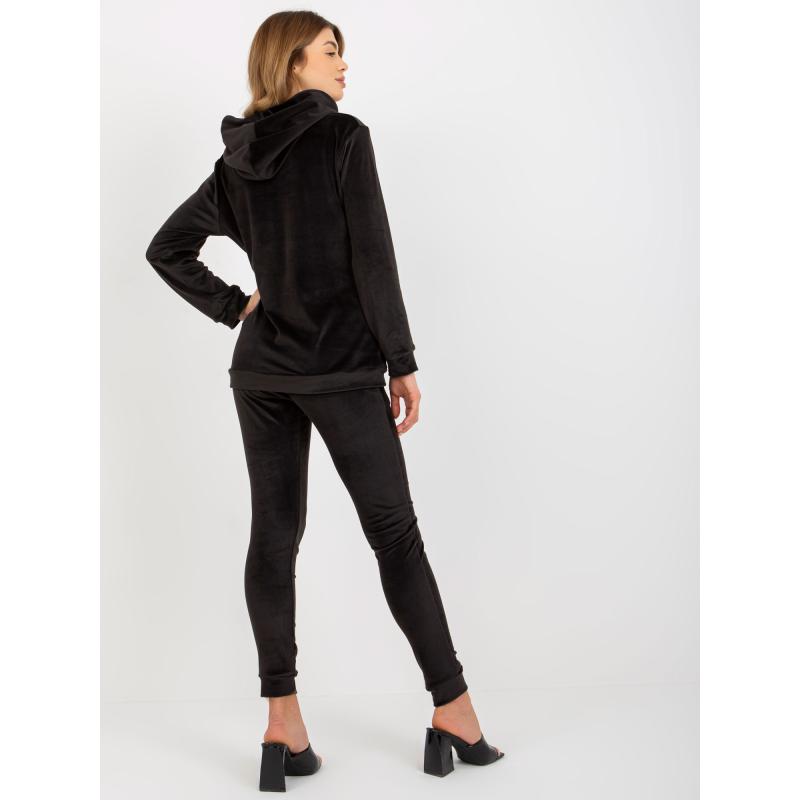 Női szett nadrággal és pulóverrel JEANNA fekete