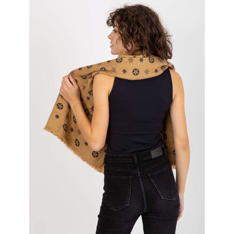 Dámská šála vzorovaná CALI béžová 