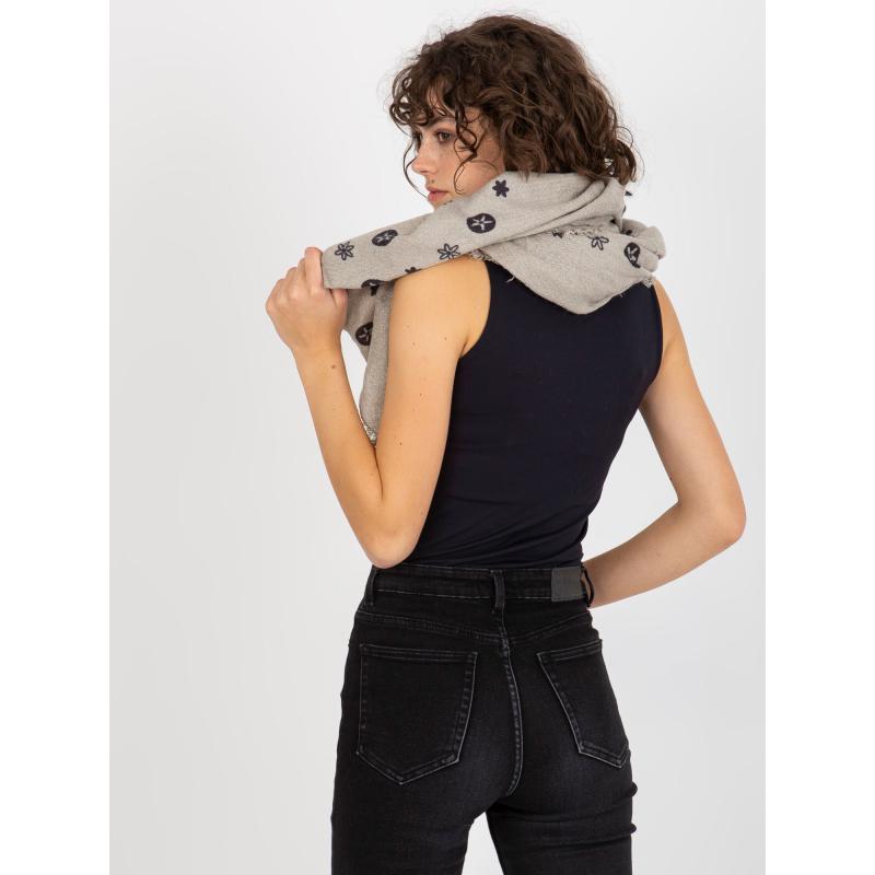 Dámská šála s potiskem PIPER šedá