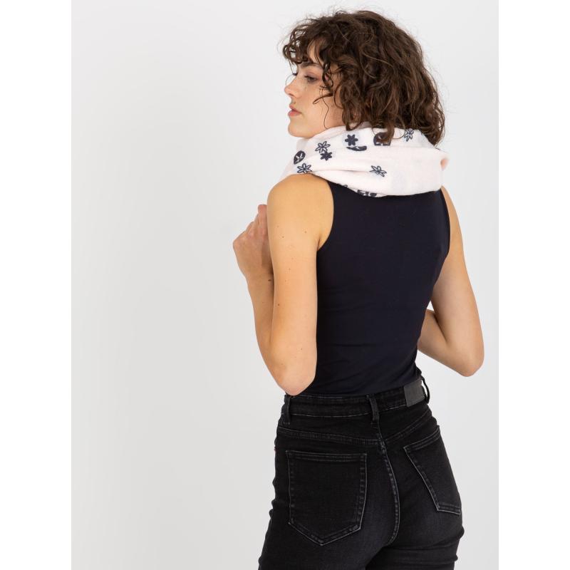 Dámská šála s potiskem RAYNA  světle růžová 