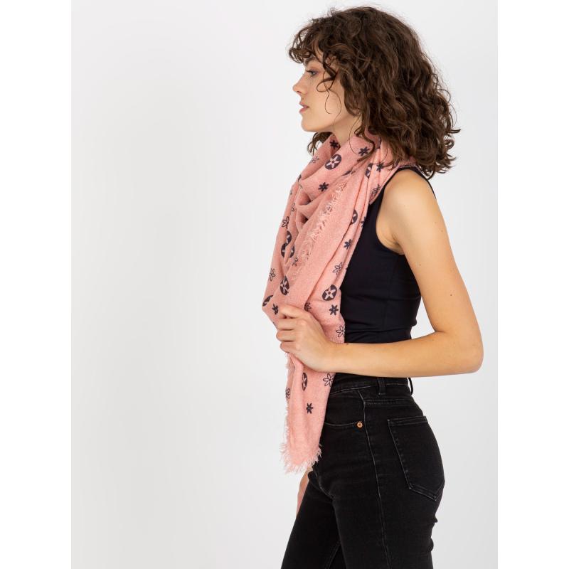 Dámská šála s potiskem VALERIA růžová 