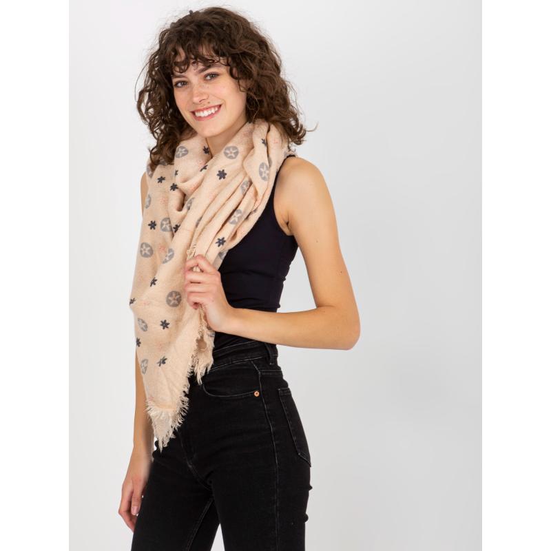 Női nyomtatott sál ALAYAH rózsaszín