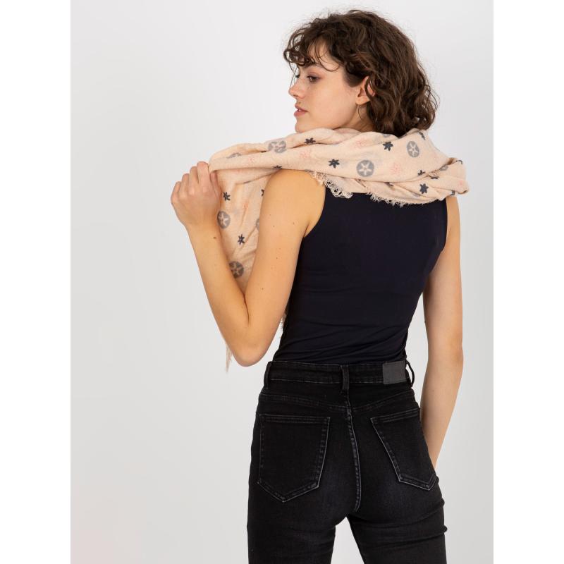 Női nyomtatott sál ALAYAH rózsaszín