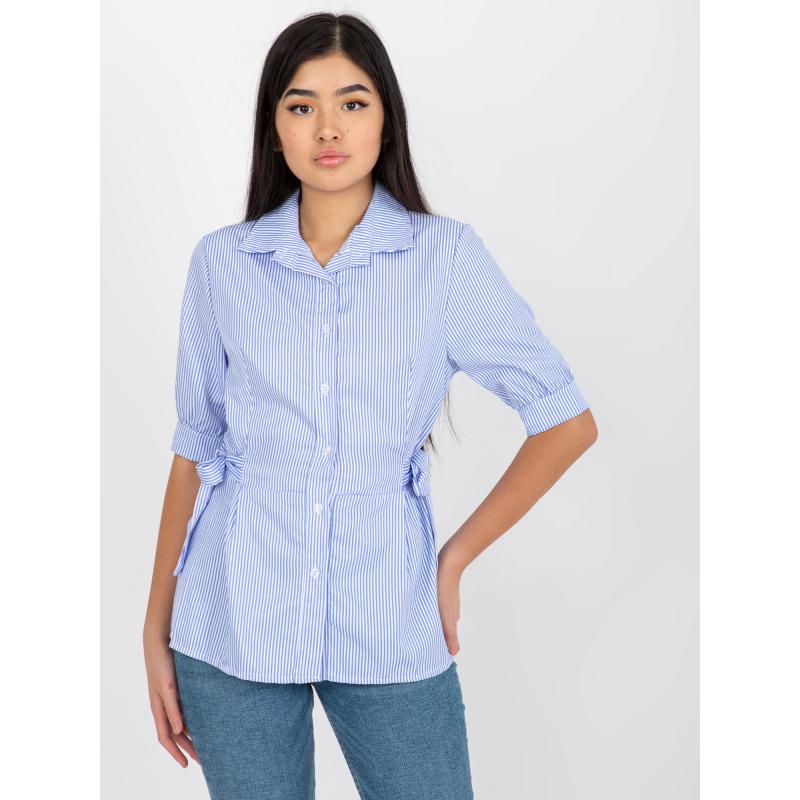 Női csíkos ing BREDA kék és fehér