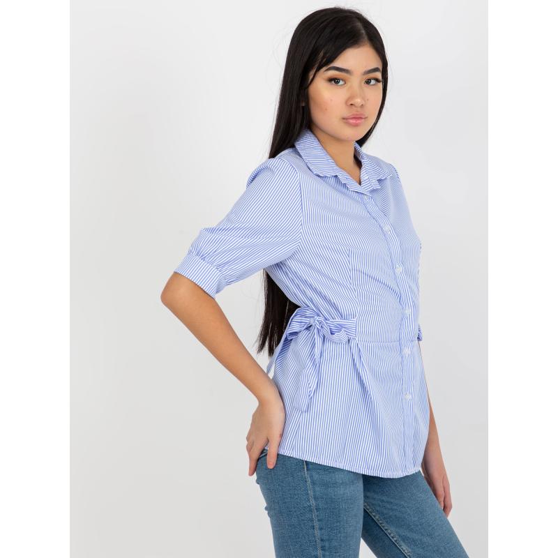 Női csíkos ing BREDA kék és fehér