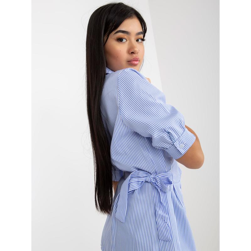 Női csíkos ing BREDA kék és fehér