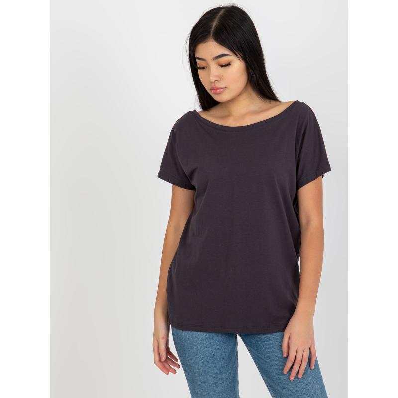 Dámské tričko s výstřihem na zádech FIRE šedé