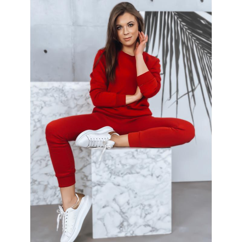 Dámská tepláková souprava FITT červená