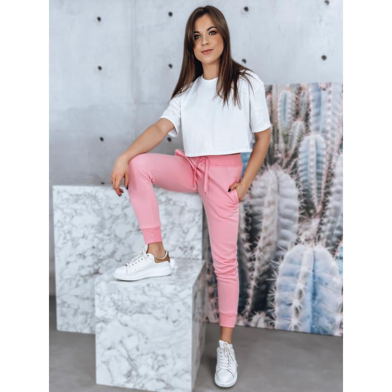 Dámské tepláky FITS růžové