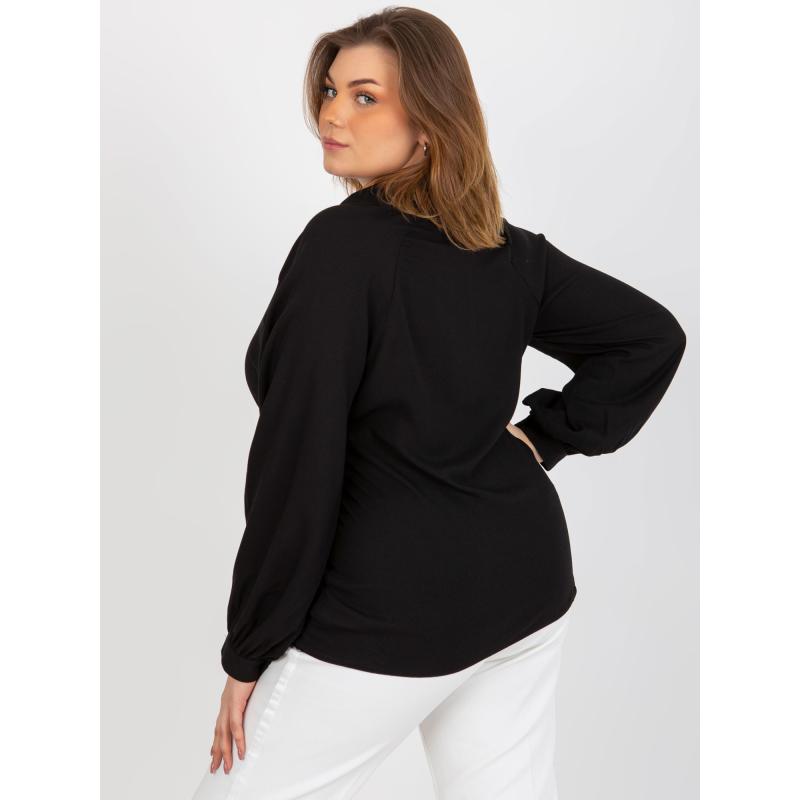 Dámská halenka plus size MYRIAN černá 