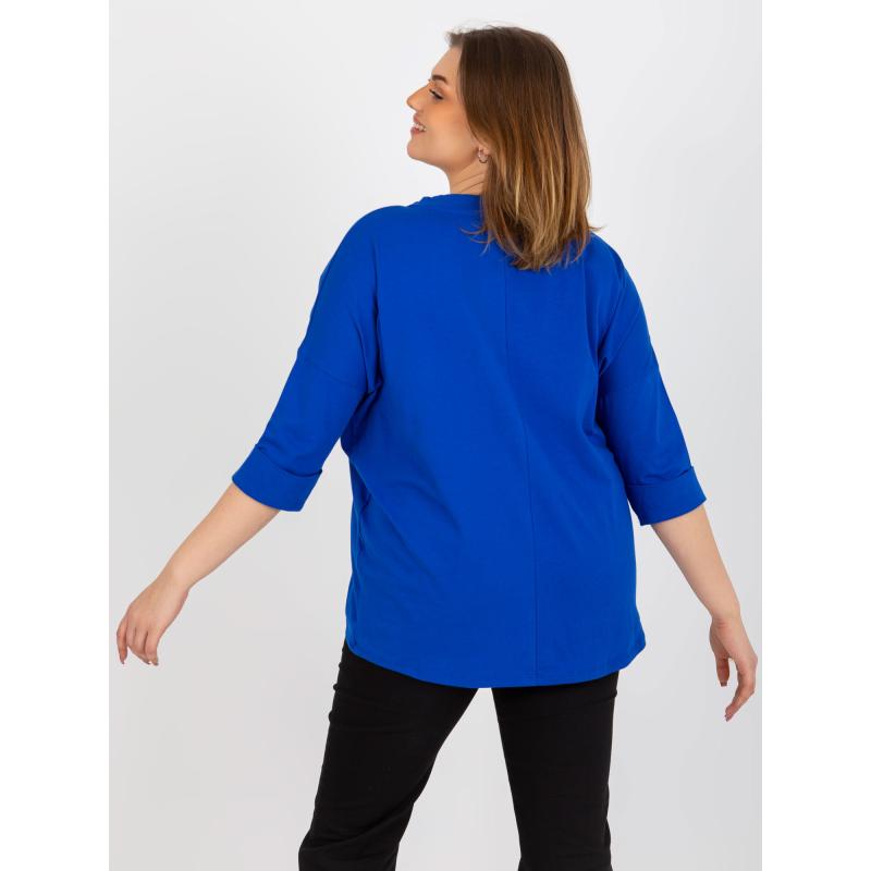 Dámská halenka plus size ONDA tmavě modrá  