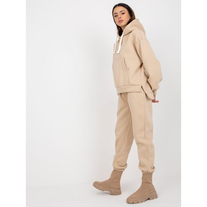 Dámská souprava dvoudílná tepláková MELISSA oversize béžová 