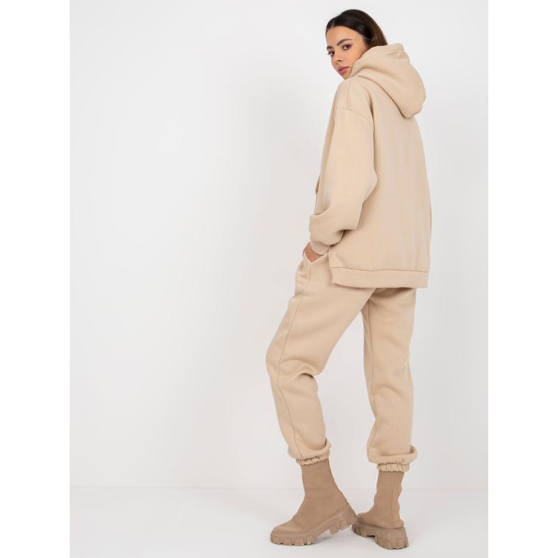 Dámská souprava dvoudílná tepláková MELISSA oversize béžová 