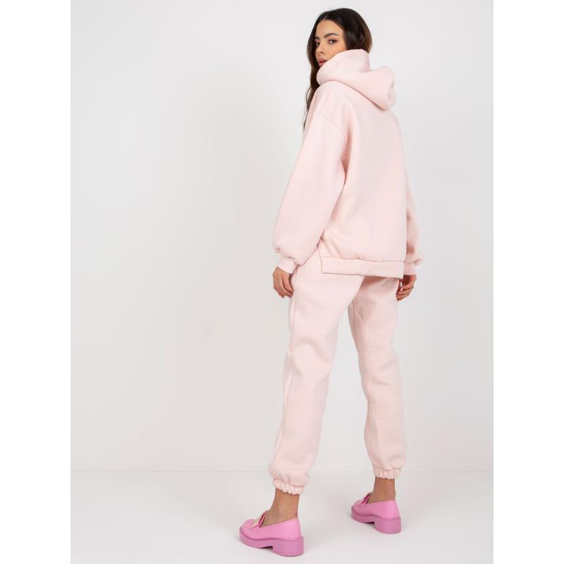 Dámská souprava s mikinou a kapucí ANGELIA světle růžová