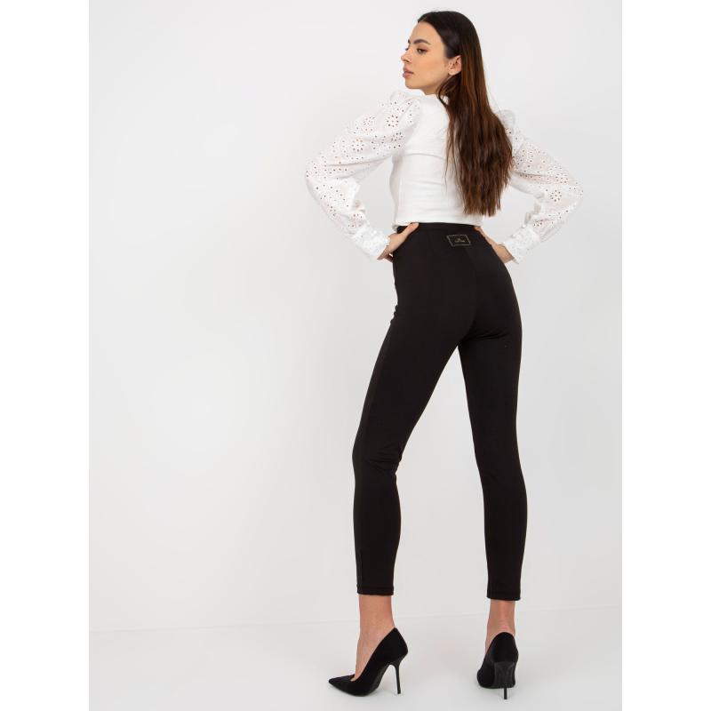 Dámské legíny se zipem OCH BELLA černé 