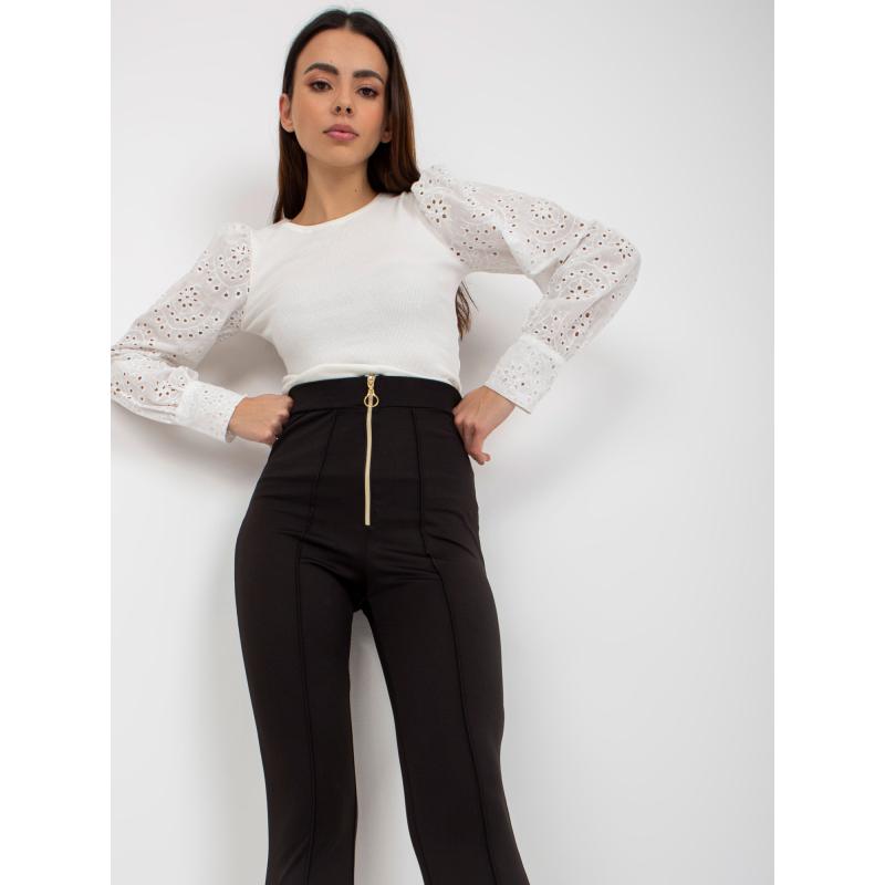 Dámské legíny se zipem OCH BELLA černé 