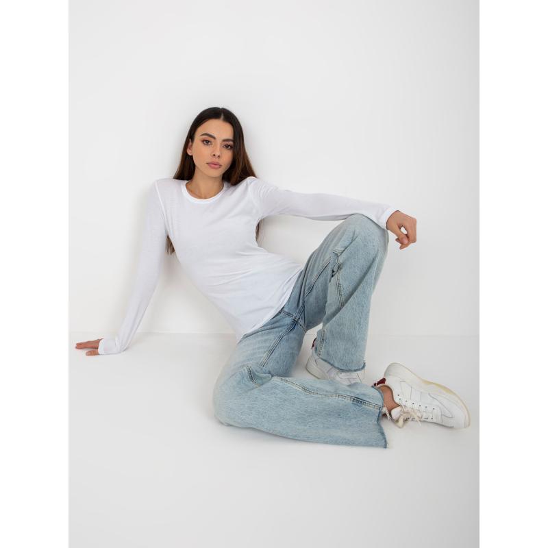 Dámská halenka s dlouhým rukávem ELA bílá 