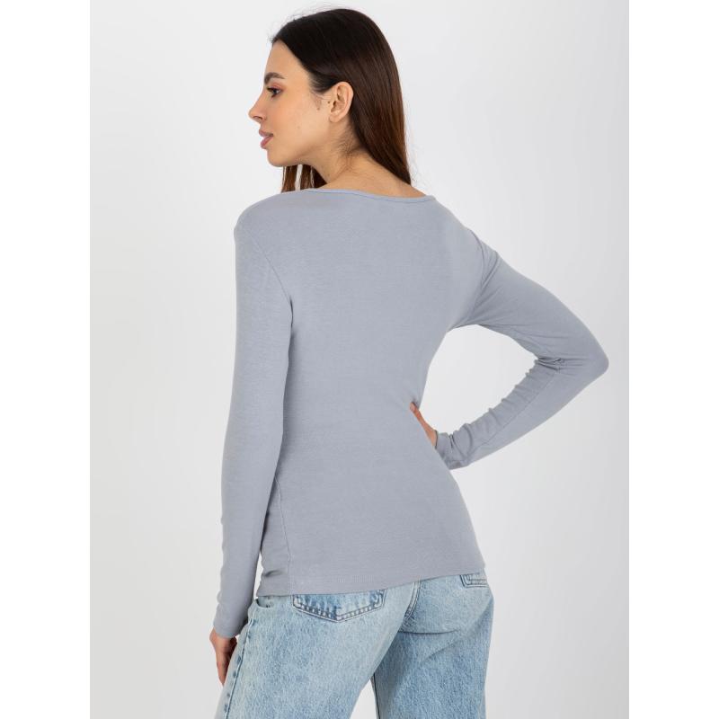 Dámská halenka vypasovaná viskózová HAILY šedá 