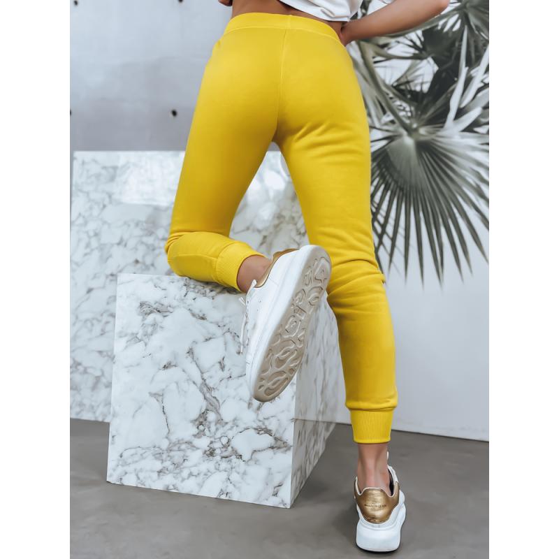 Dámské tepláky FITS žluté