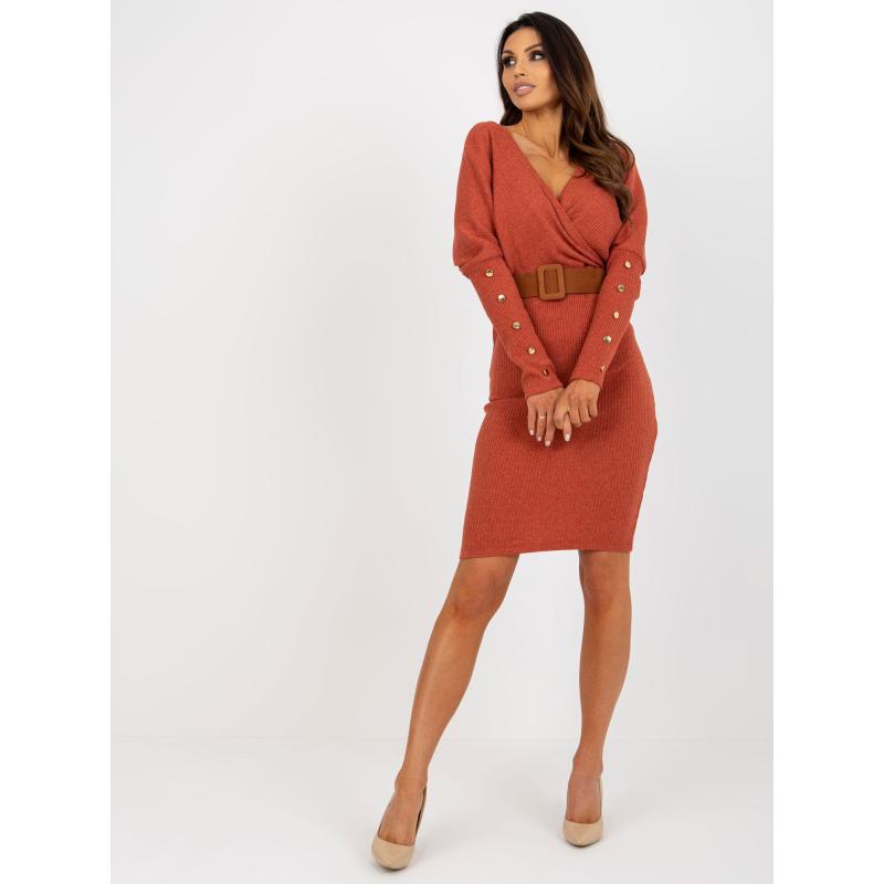 Dámské šaty OCH BELLA oranžové 