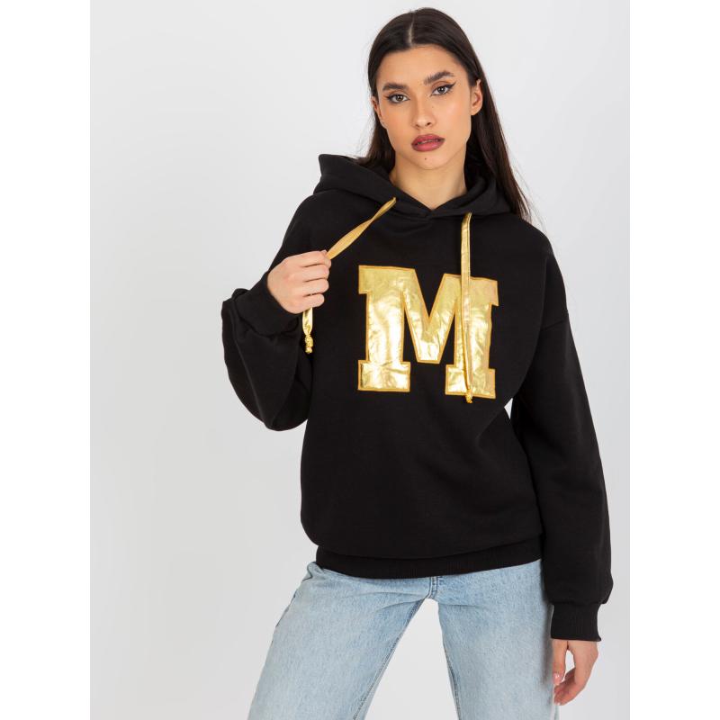Dámská mikina s kapucí MEA černá  
