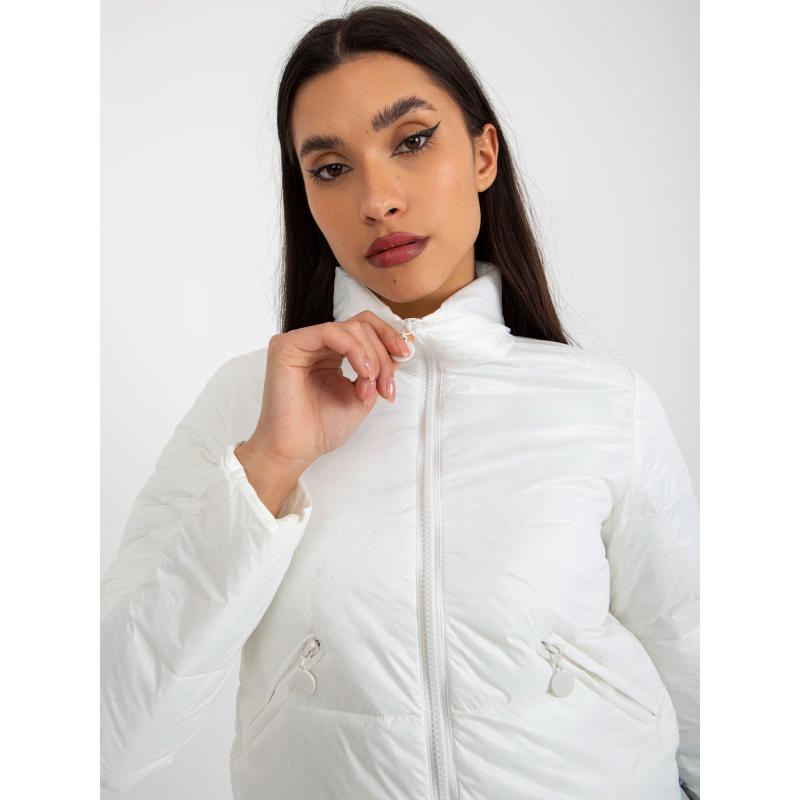 Dámská bunda bez kapuce prošívaná BROOK ecru 
