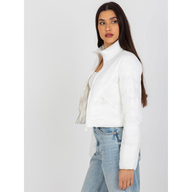 Dámská bunda bez kapuce prošívaná BROOK ecru 