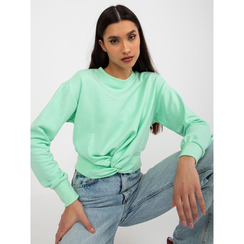 Dámska mikina s kapucňou ALANIS mätová