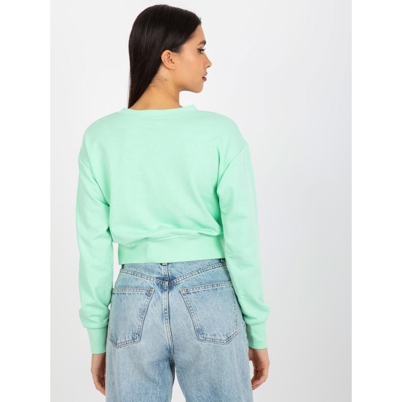 Dámska mikina s kapucňou ALANIS mätová