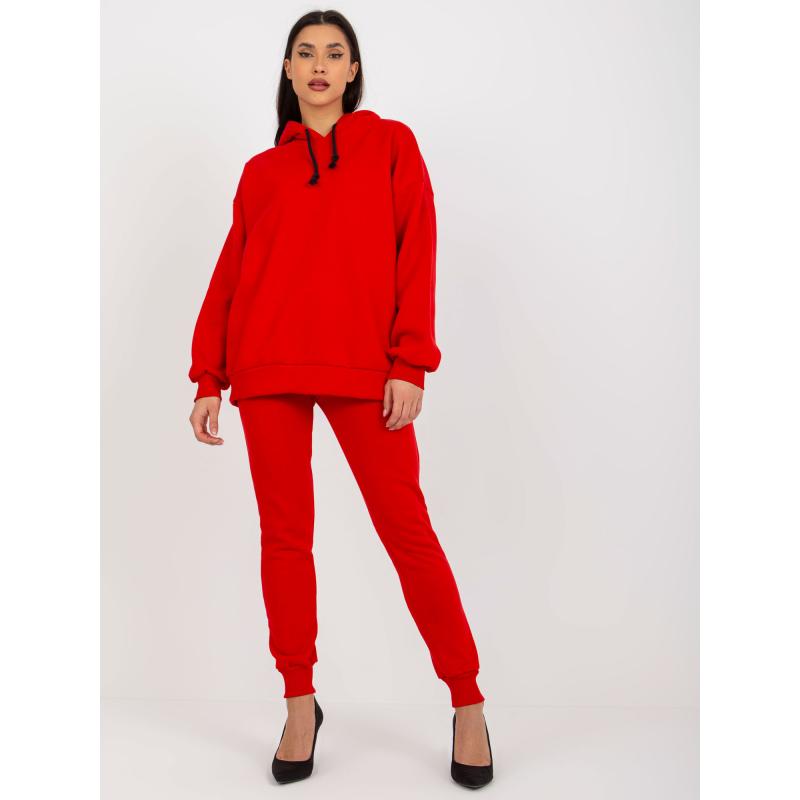 Dámská souprava se zipy a nápisy DAWN červená  