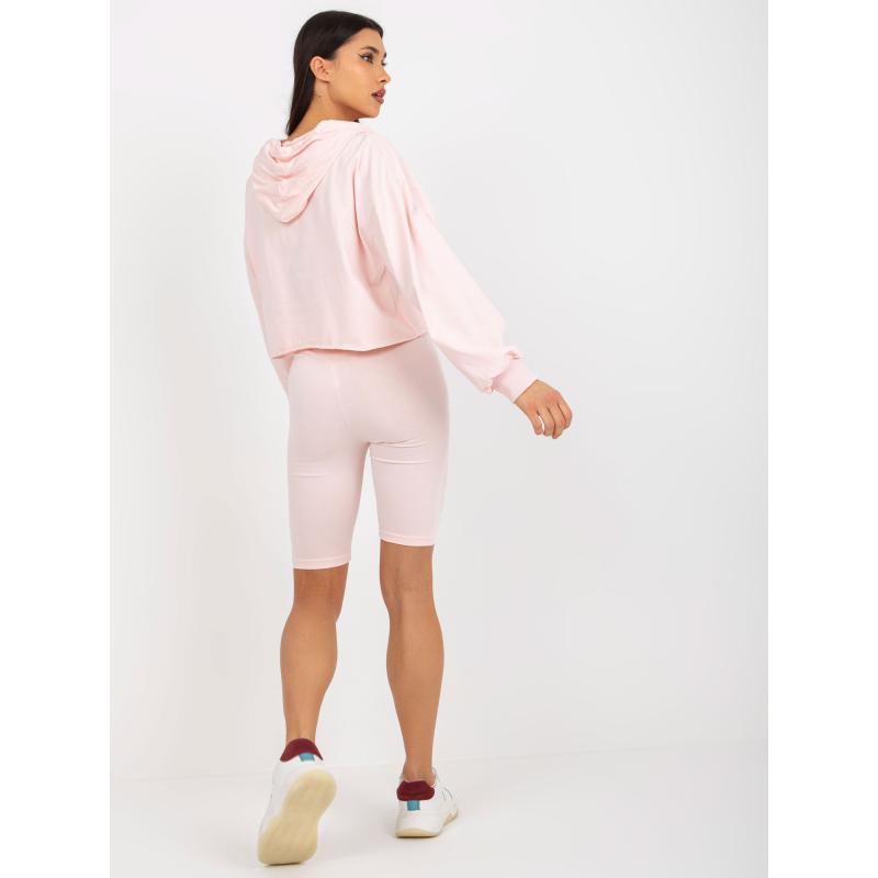 Dámský set s mikinou a límcem JACKIE světle růžový 