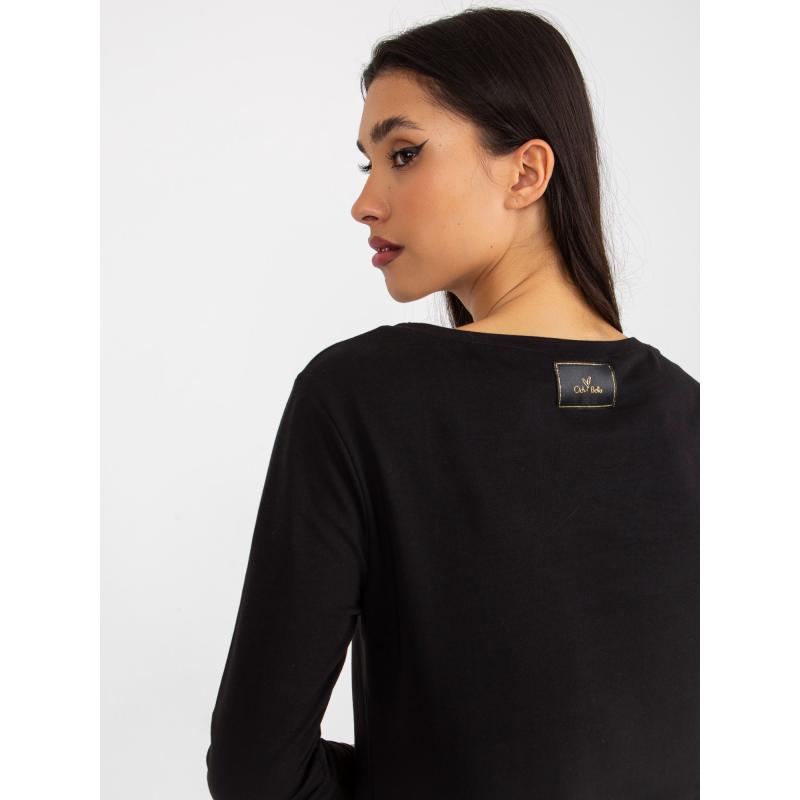 Dámské šaty s kapsami OCH BELLA černé 