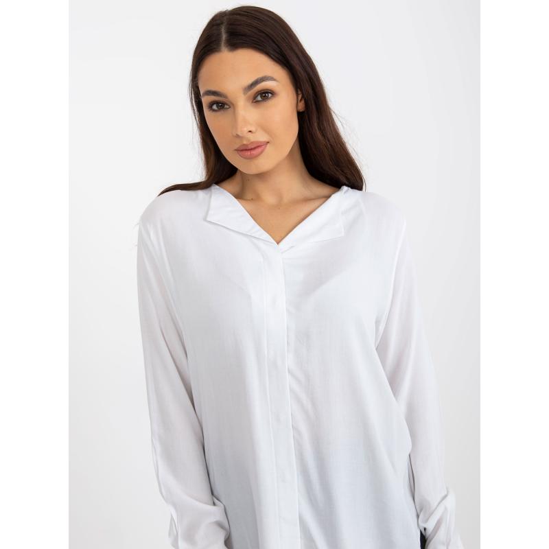 Dámská halenka s výstřihem do V SUBLEVEL bílá 